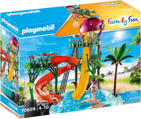 Playmobil 70609 Family Fun Aqua Park Water Park with Slides